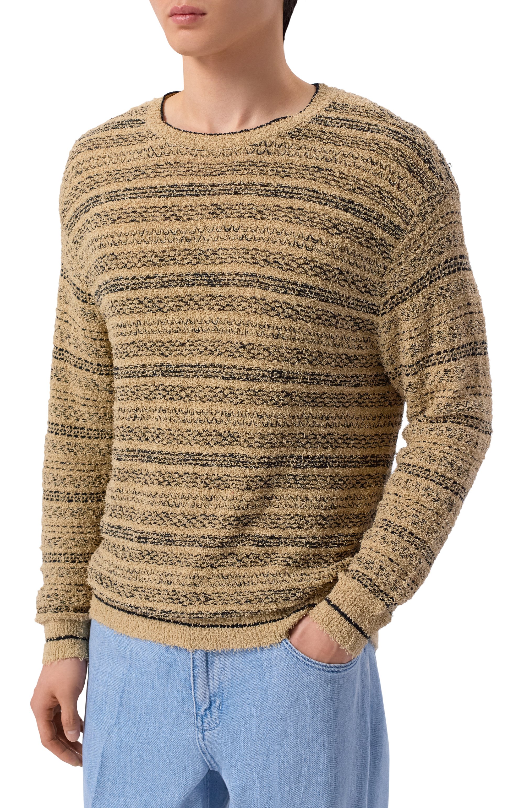 Хлопковый джемпер EMPORIO ARMANI, арт. EM005704/AF27512, фото 3