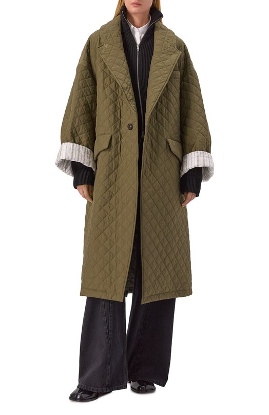 Утепленная куртка Maison Margiela S29AA0312/M35666 Хаки  S29AA0312/M35666 Фото 2