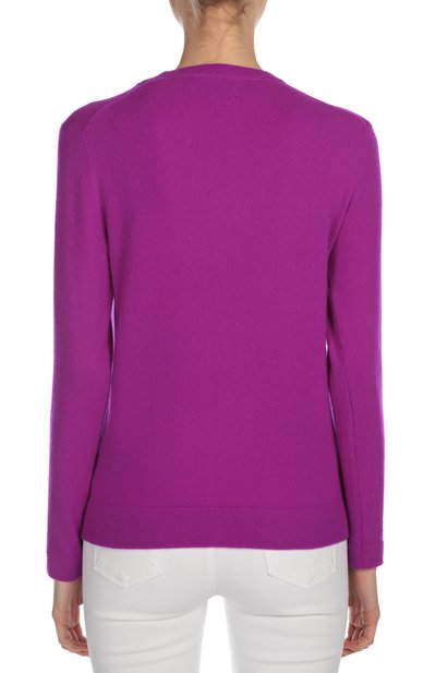 Вязаный пуловер POLO RALPH LAUREN фиолетового цвета по цене 33700 руб., арт. V39/IG238/WG001, фото 5 Вязаный пуловер POLO RALPH LAUREN, арт. V39/IG238/WG001, фото 5