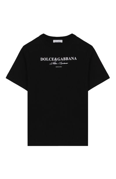 Хлопковая футболка DOLCE & GABBANA, арт. L4JTHU/G7PBN/2-6