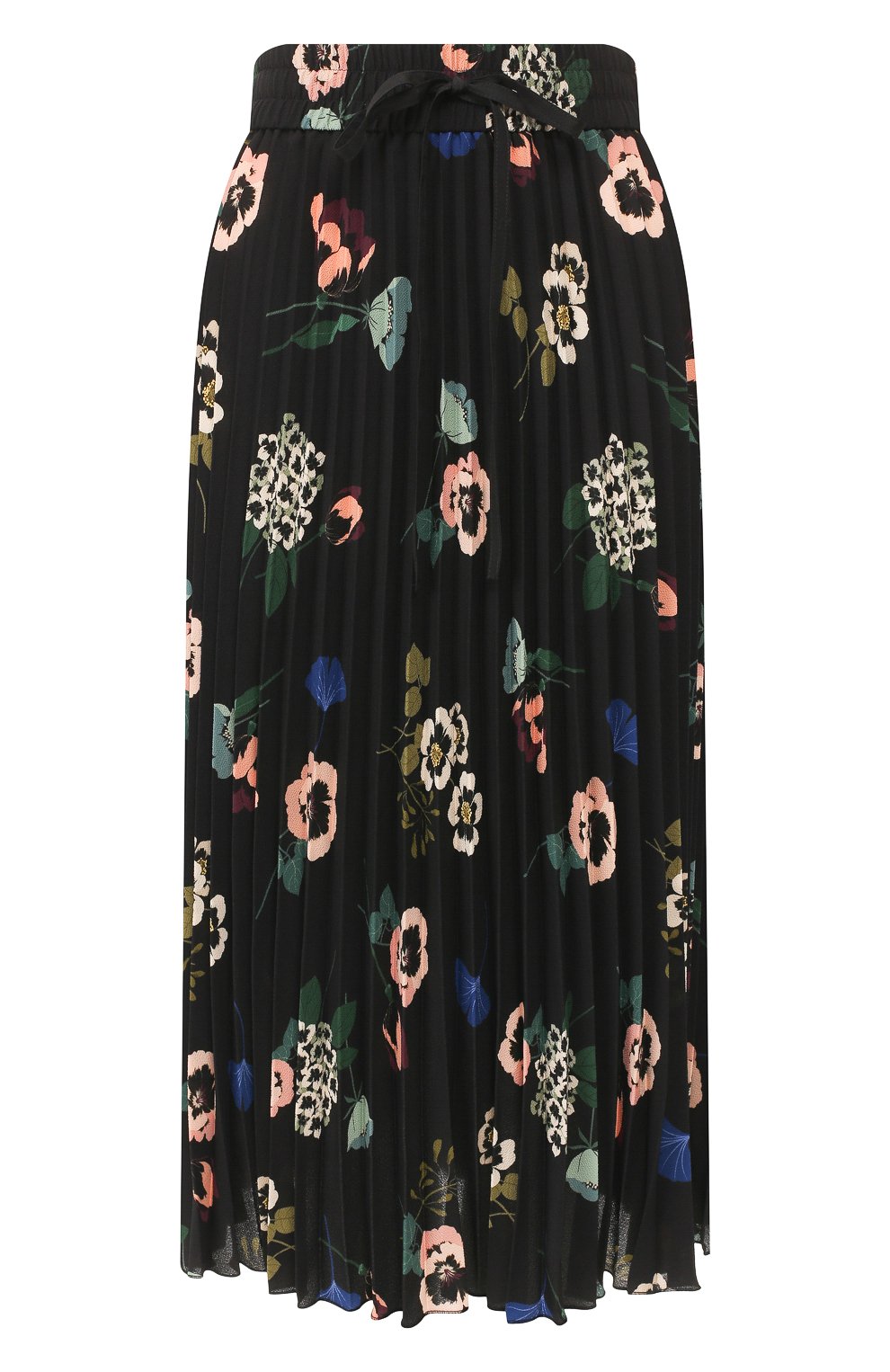 Плиссированная юбка REDVALENTINO черно-белого цвета по цене 51150 руб., арт. SR0RAB85/4HU, фото 1 Плиссированная юбка REDVALENTINO, арт. SR0RAB85/4HU, фото 1