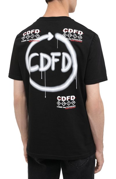 Хлопковая футболка COMME DES FUCKDOWN, арт. CDFU1057, фото 4