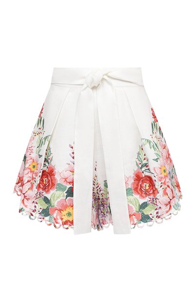 Женские льняные шорты ZIMMERMANN, арт. 8206ABTD