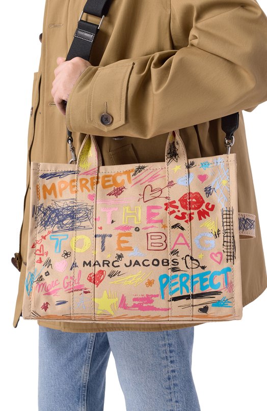 Сумка The Tote medium MARC JACOBS (THE) 2S6HTT015H02 Бежевый  2S6HTT015H02 Фото 2