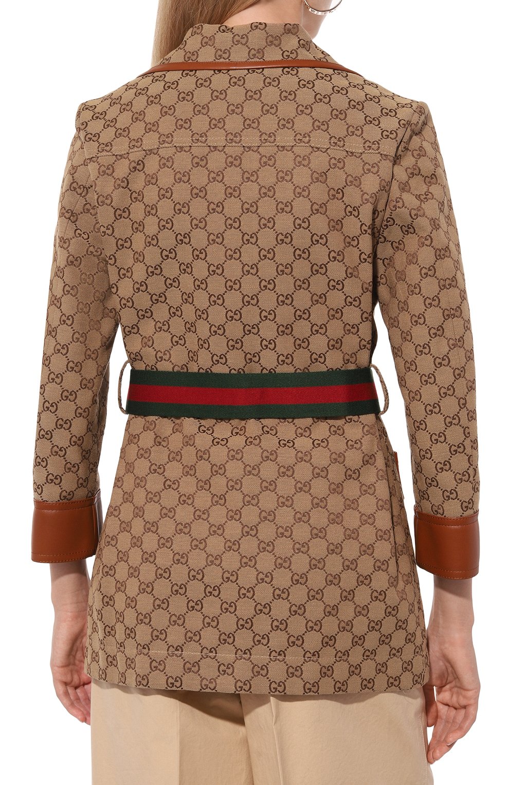 Хлопковый жакет GUCCI, арт. 682302/Z8AWR, фото 4