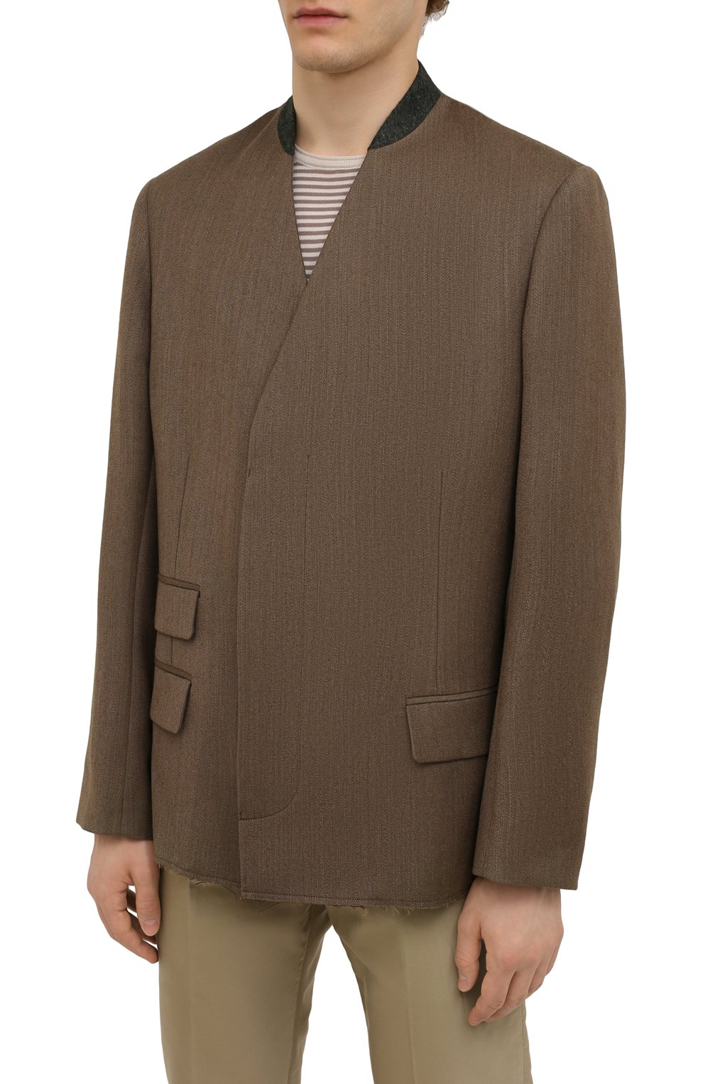 Шерстяной пиджак MAISON MARGIELA, арт. S50BN0473/S44578, фото 3