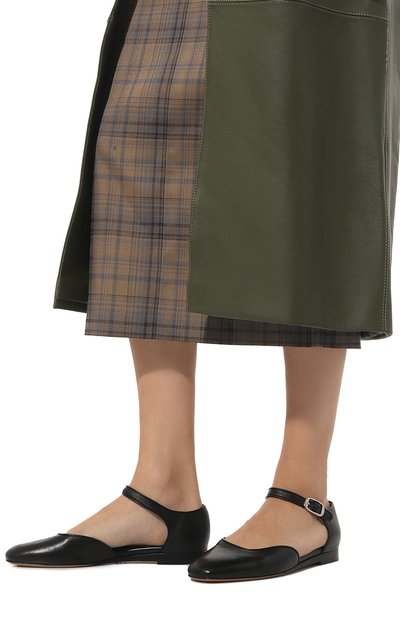 Кожаные балетки LE MONDE BERYL, арт. SMJ-LEA-BLA, фото 3