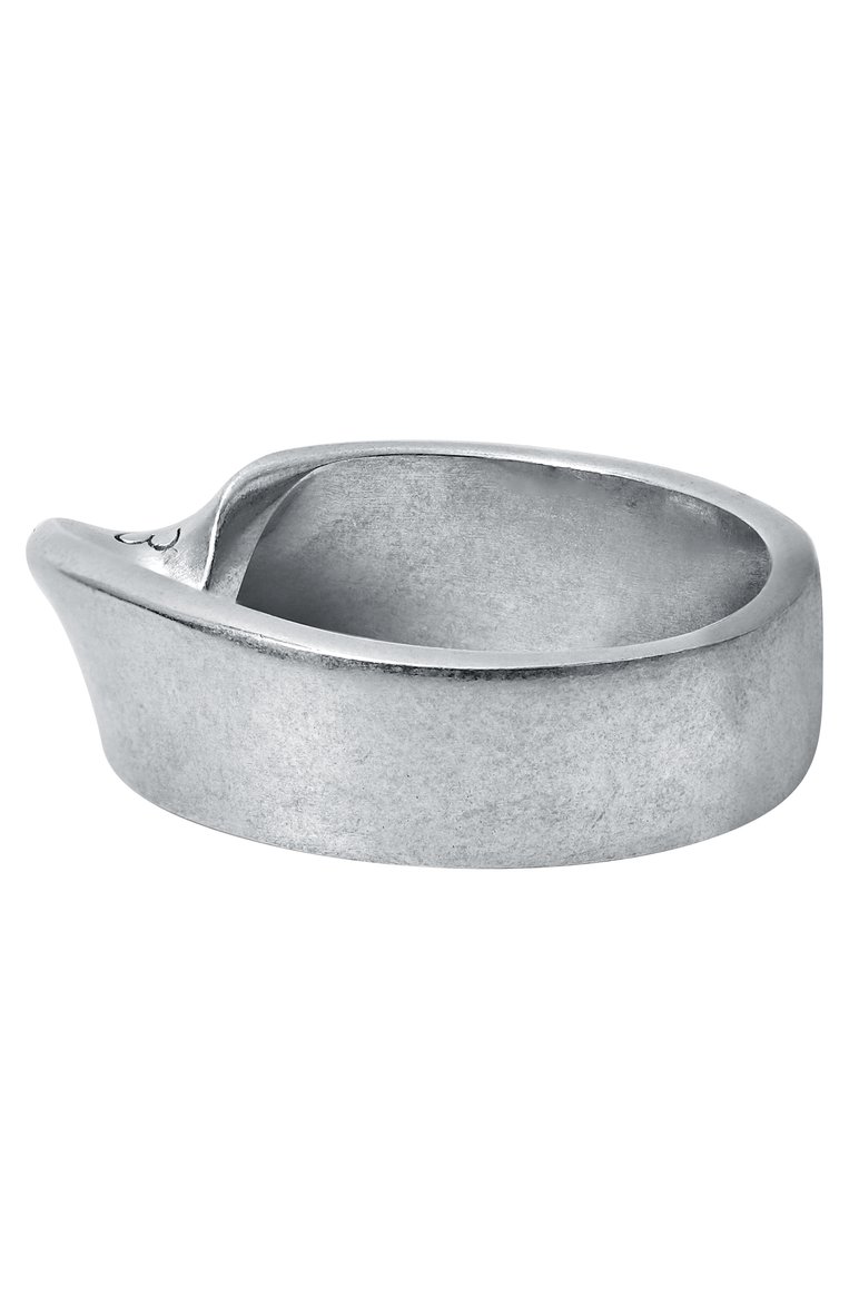 Мужское кольцо MAISON MARGIELA серебряного цвета, арт. SM1UQ0057 S12975 | Фото 3 (Нос: Не проставлено; Региональные ограничения белый список (Axapta Mercury): Не проставлено; Материал: Серебро)