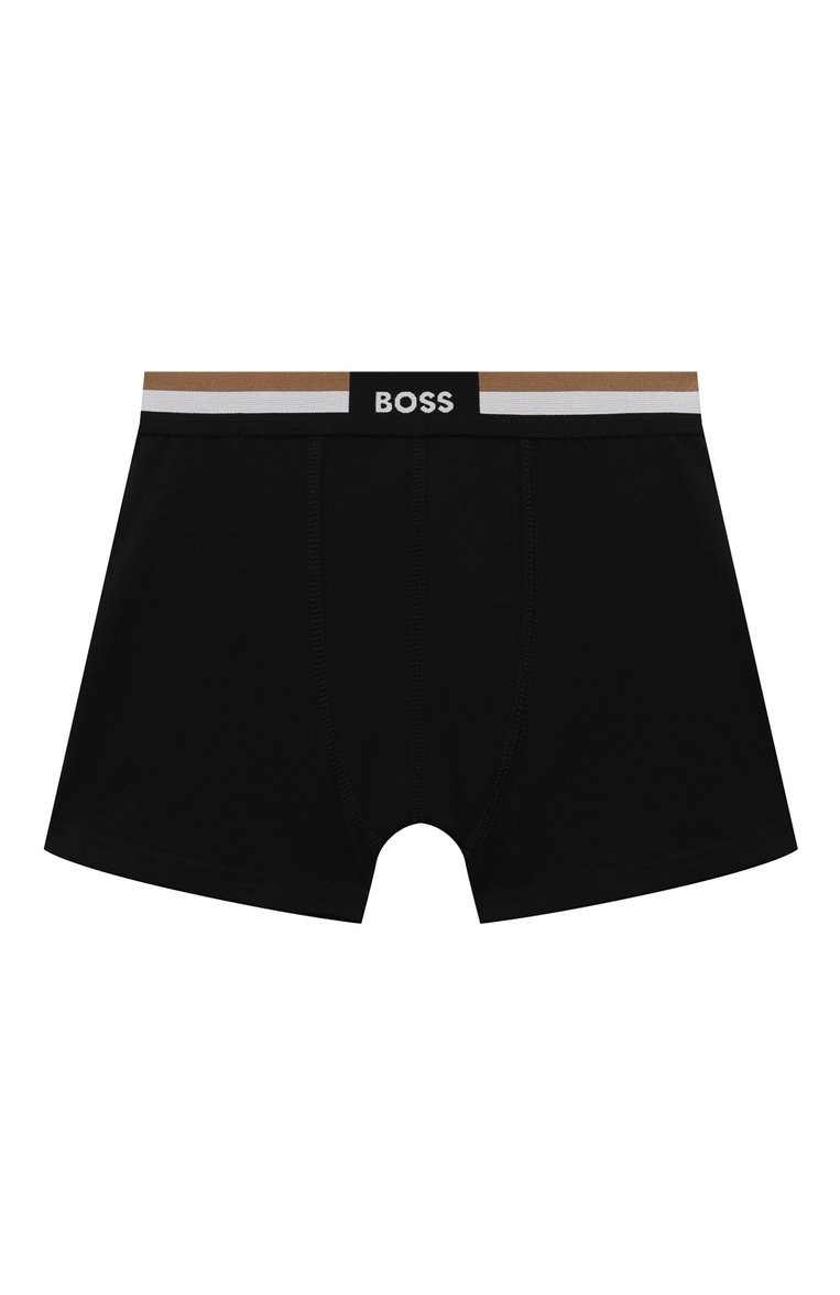 Детские комплект из двух боксеров BOSS разноцветного цвета, арт. J50973 | Фото 2 (Материал внешний: Хлопок; Рукава: Короткие; Автоматизация ТО: Проставлено; Автоматизация состава: Проставлено; Ростовка одежда: 12 лет | 152 см, 10 - 11 лет | 140 - 146см, 16 лет | 164 см, 5 лет | 110 см, 9 лет | 134 см, 7 лет | 122 см, 13 - 15 лет | 158 см)