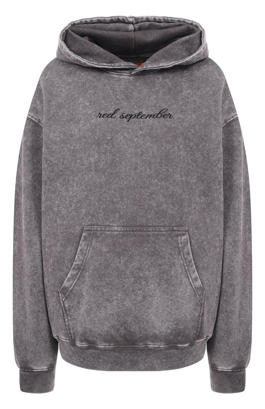 Хлопковое худи Red September 825.01.HDY25.04 Серый 825.01.HDY25.04