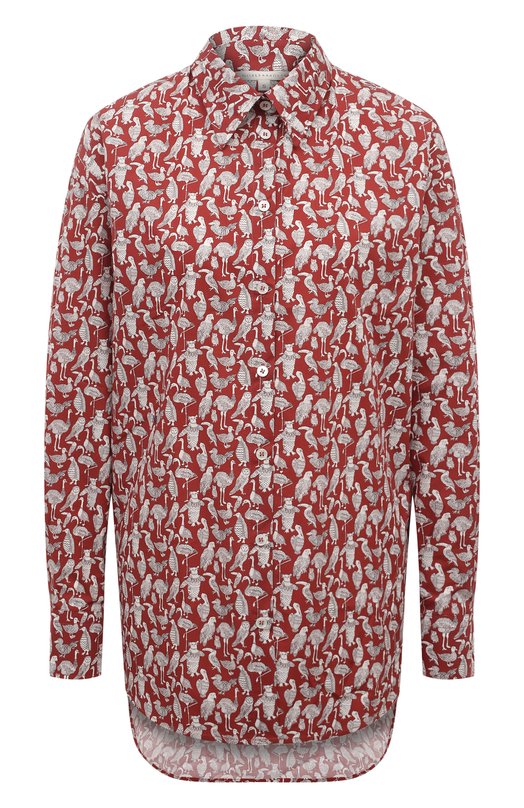 Хлопковая рубашка Noble&Brulee NB001/250523/3746 Бордовый NB001/250523/3746