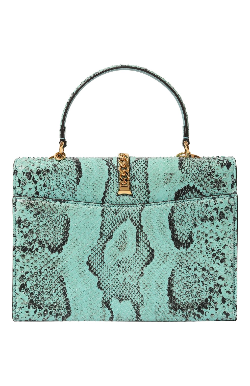 Сумка sylvie 1969 small из кожи питона GUCCI, арт. 602781 LU30G, фото 6