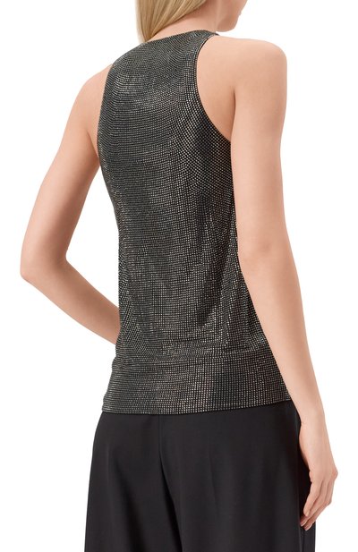 Топ с отделкой стразами GIUSEPPE DI MORABITO, арт. 04SST0317FC 04428, фото 4