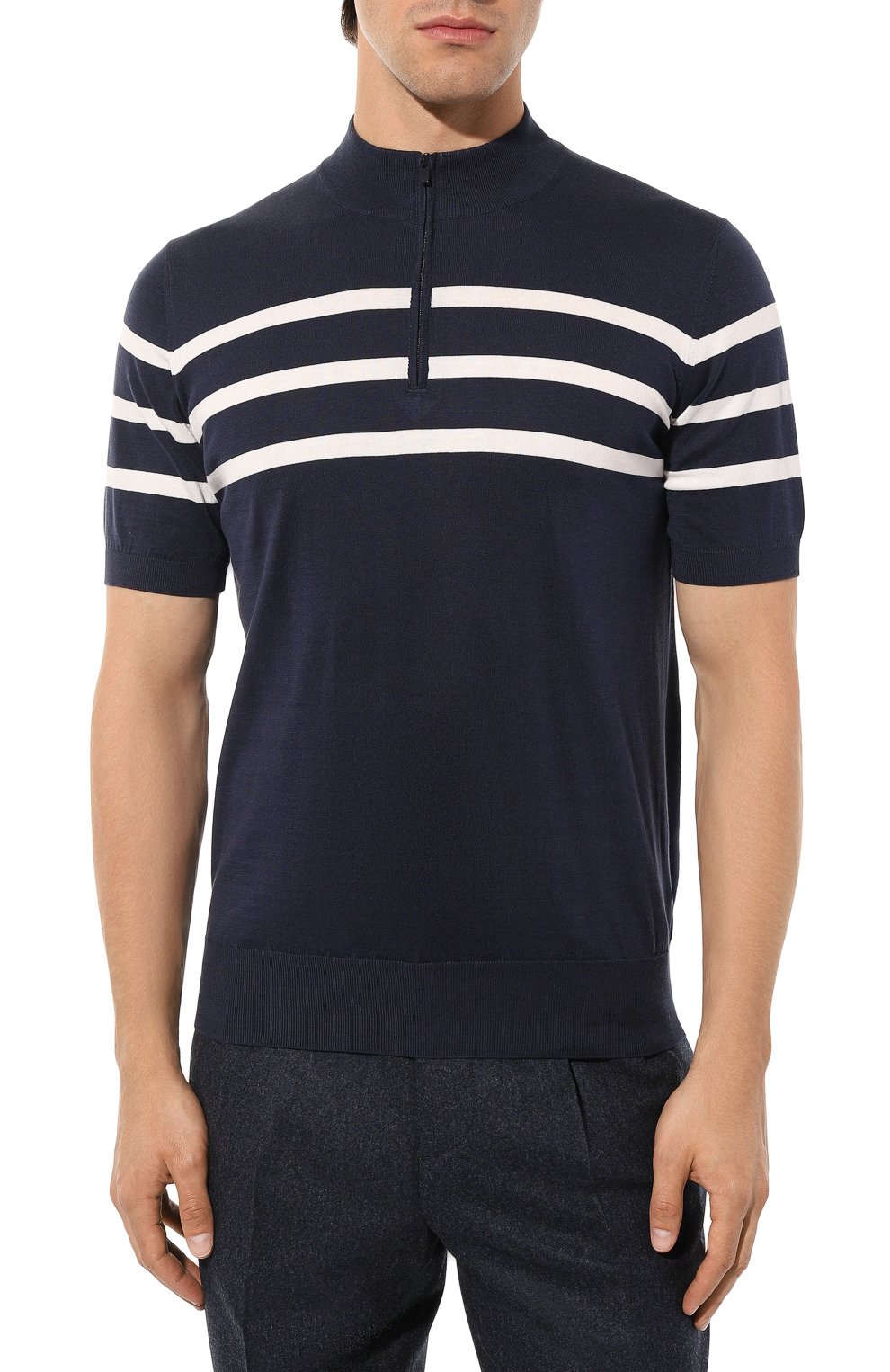 Хлопковый джемпер BRUNELLO CUCINELLI, арт. M2980B6223, фото 3