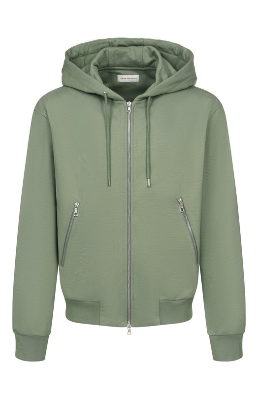 Хлопковая толстовка Dries Van Noten 021138/3611 Зелёный 021138/3611