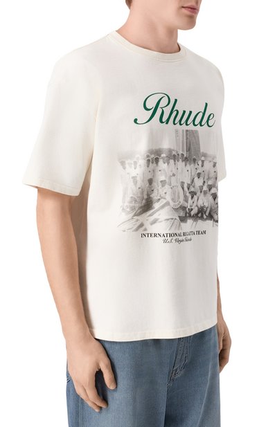 Хлопковая футболка RHUDE, арт. RHPS26TT01012, фото 3