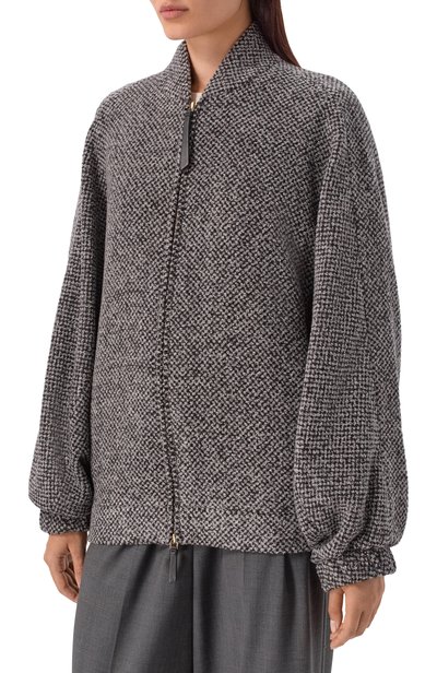 Бомбер из кашемира и шелка GIORGIO ARMANI, арт. GW003525/TE23044, фото 3