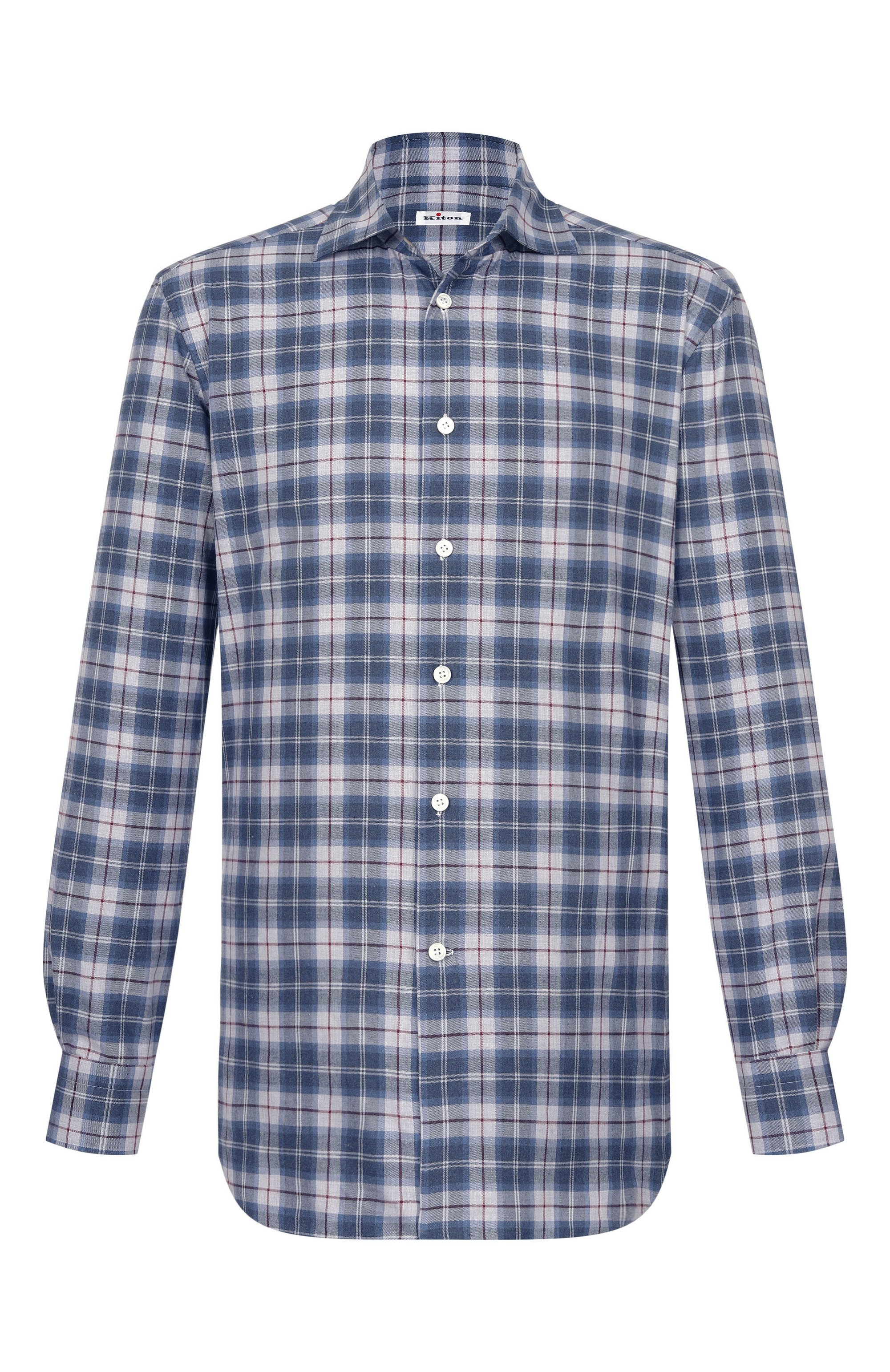 Хлопковая рубашка KITON, арт. UCCH0943902, фото 1