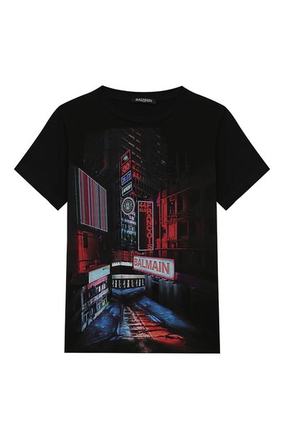Хлопковая футболка BALMAIN, арт. 6L8651/LC750/4-10, фото 1