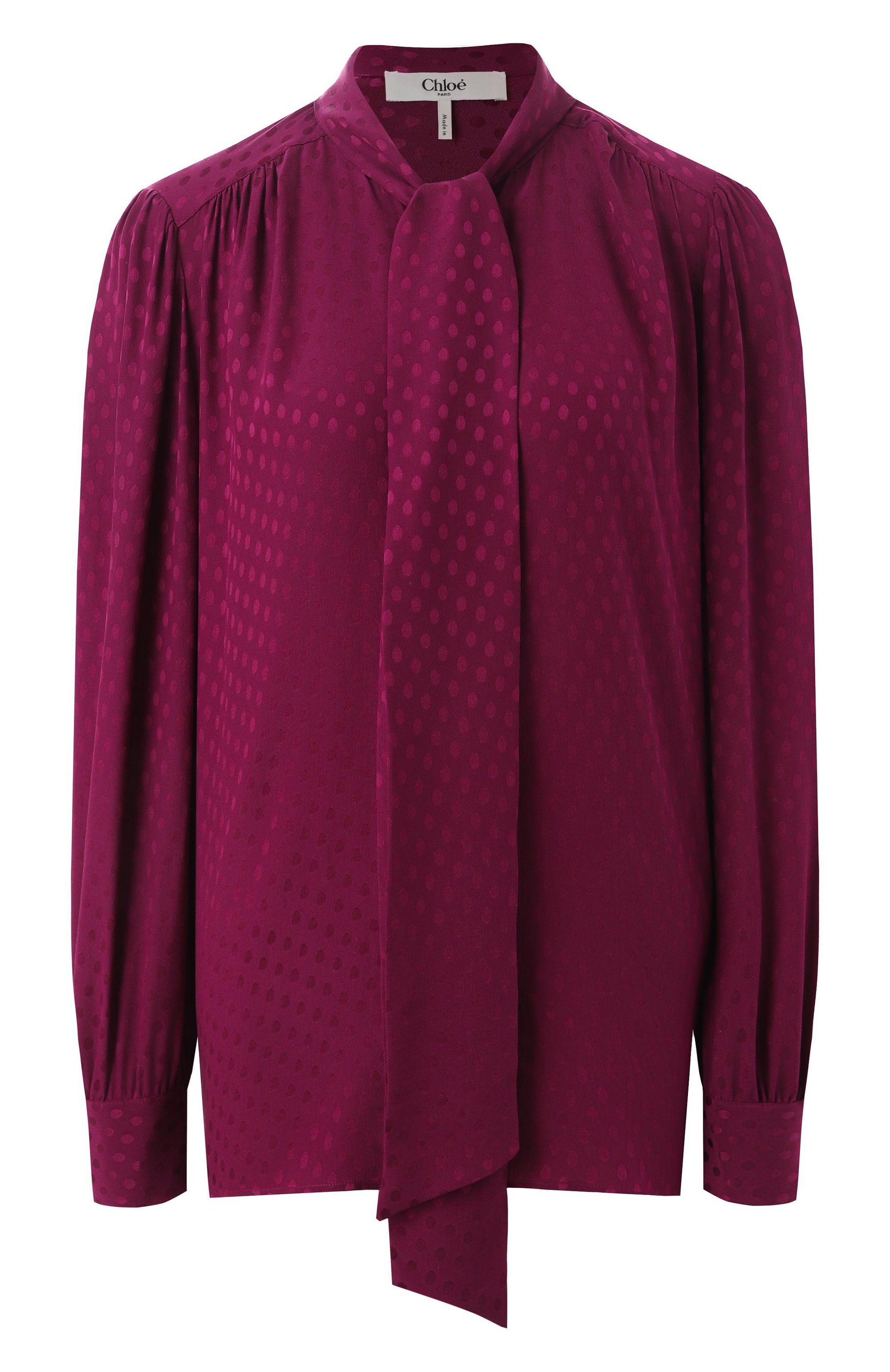 Шелковая блузка CHLOÉ, арт. CH25SHT02315, фото 1