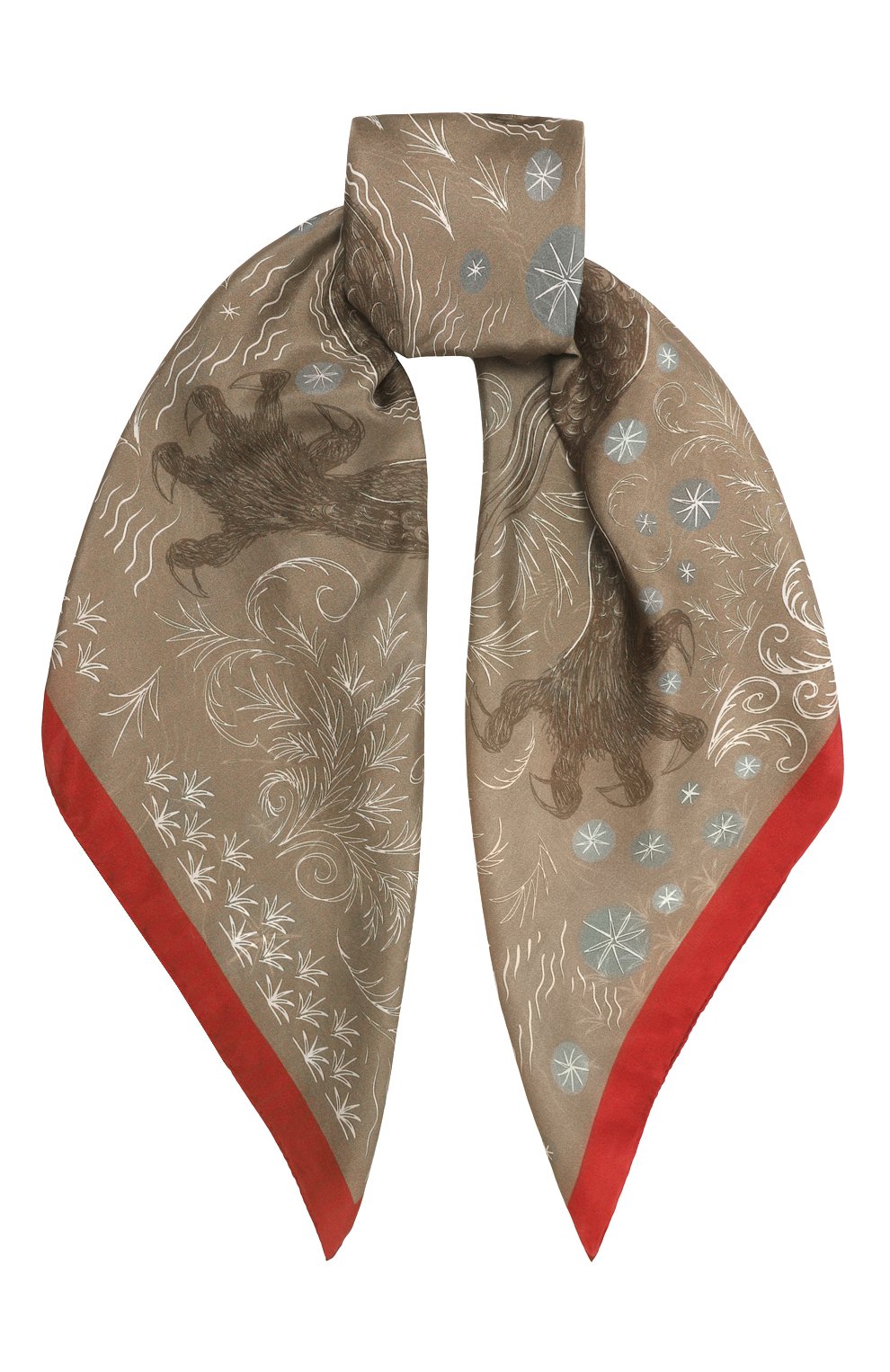 Шелковый платок дракон GOURJI, арт. T27DRBE7R/1, фото 1