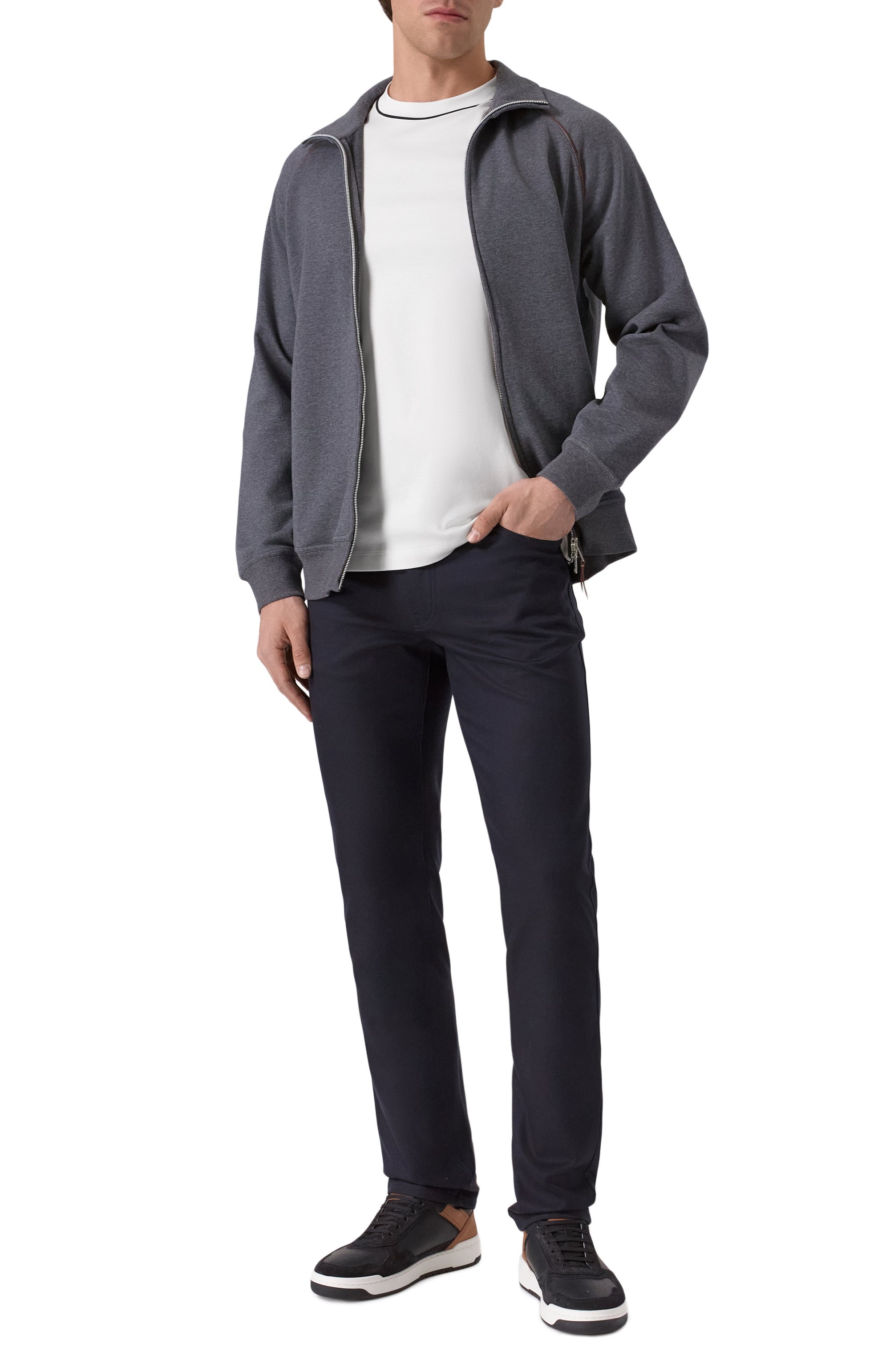 Хлопковая футболка BRUNELLO CUCINELLI, арт. M0B131356P, фото 2