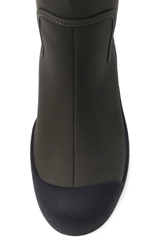 Комбинированные сапоги Bally WB004T/VT155 Хаки  WB004T/VT155 Фото 6