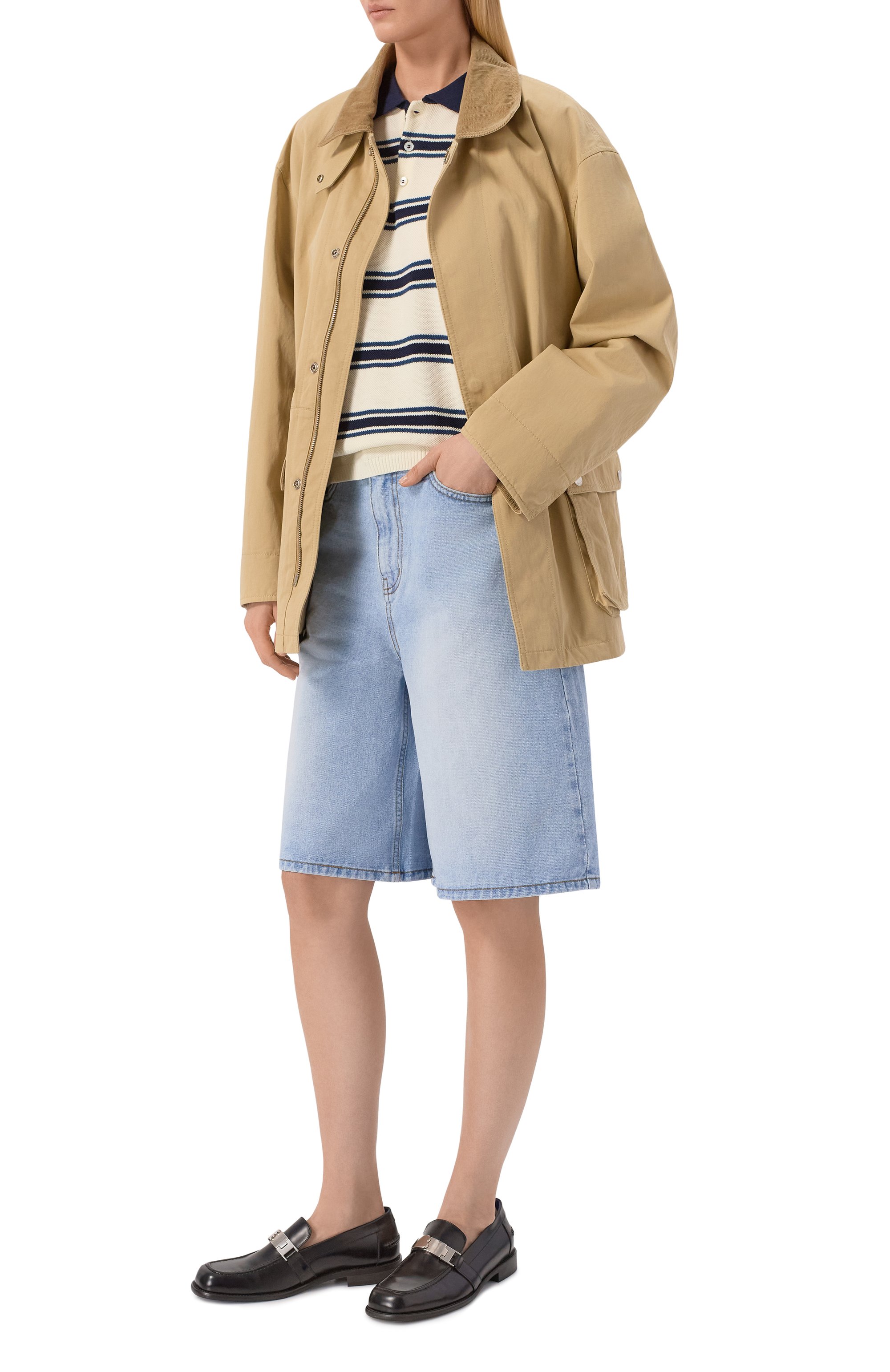 Хлопковое поло DUNST, арт. UDSW6B122CR, фото 2