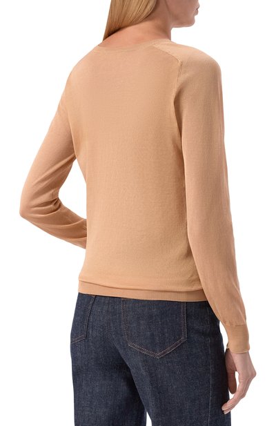 Хлопковый пуловер ELIE SAAB, арт. T0268/CK017, фото 4