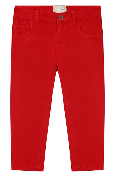 Хлопковые брюки GUCCI, арт. 566100/XDAN0, фото 1