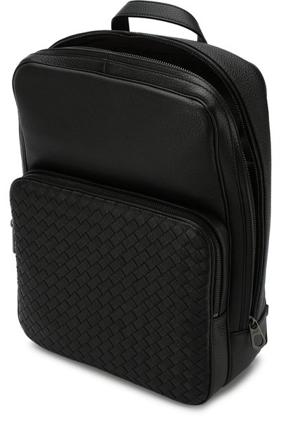 Кожаный рюкзак с плетением intrecciato BOTTEGA VENETA, арт. 493805/VQ928, фото 4