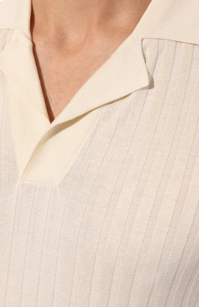 Шелковое поло BOSS CAMEL, арт. 50495452, фото 5