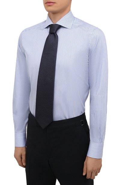 Хлопковая сорочка ZEGNA, арт. 201316/9MS0BA, фото 4