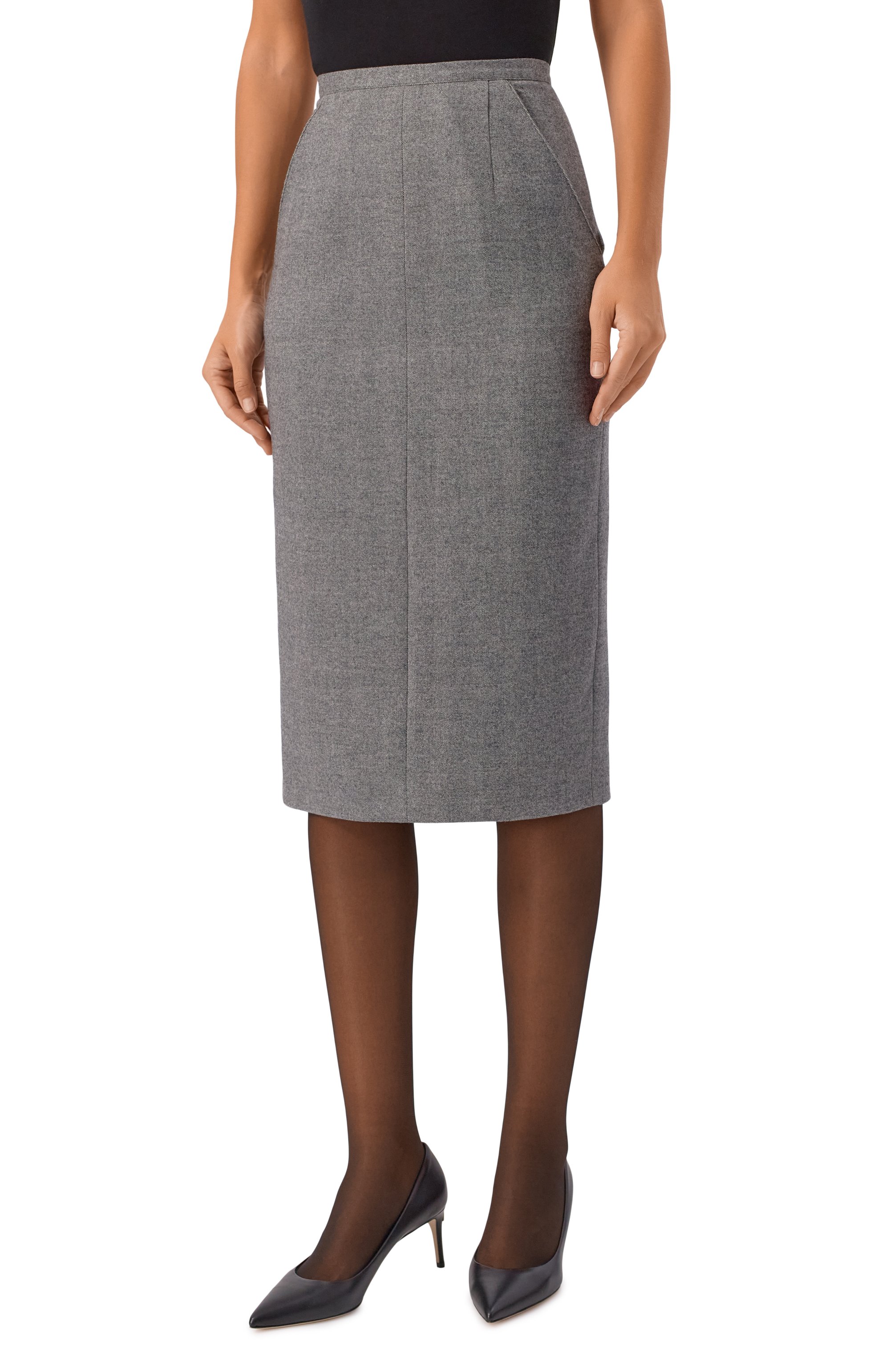 Шерстяная юбка KITON, арт. D60208K0561G01, фото 3