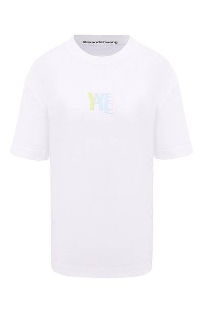 Женская хлопковая футболка ALEXANDER WANG, арт. UCC1211022