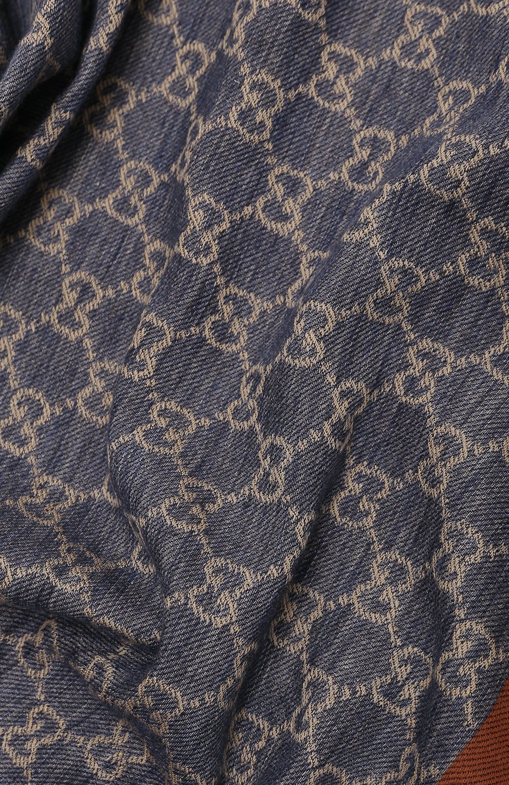Хлопковый шарф GUCCI, арт. 660016 4G114, фото 4
