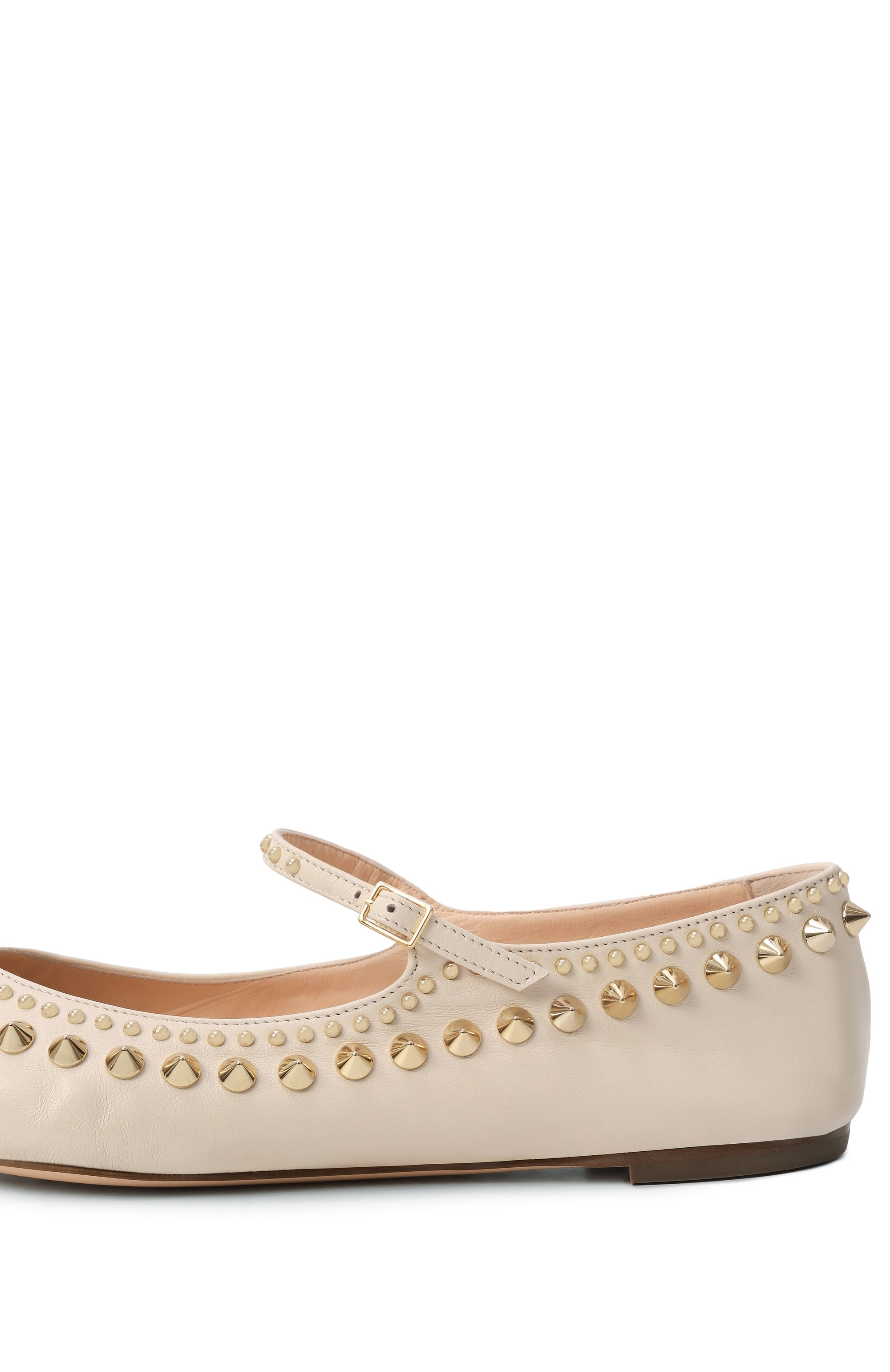 Кожаные балетки gesso agl x цум AGL светло-бежевого цвета по цене 49950 руб., арт. D538148PC/S0FTY, фото 7 Кожаные балетки gesso agl x цум AGL, арт. D538148PC/S0FTY, фото 7