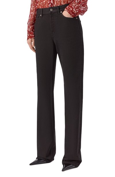 Джинсы SAINT LAURENT черного цвета по цене 161500 руб., арт. 782393/Y09WJ, фото 3 Джинсы SAINT LAURENT, арт. 782393/Y09WJ, фото 3