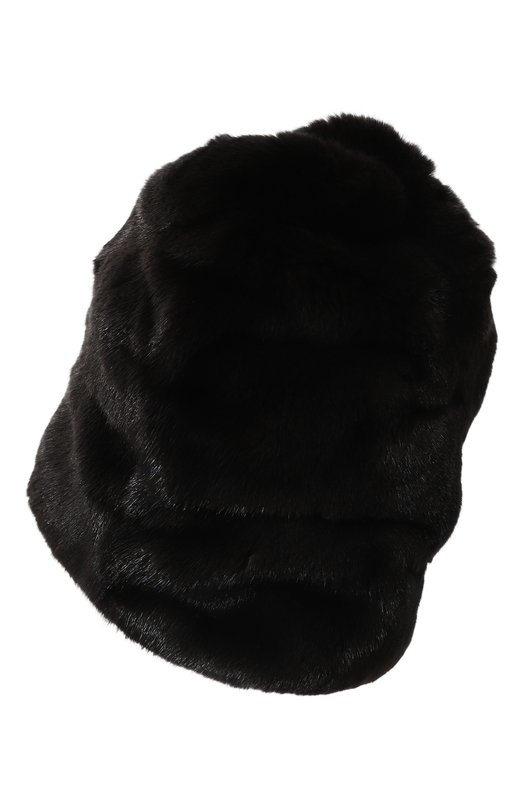 Шапка из меха норки Шарпей FurLand 0204100110147600000 Чёрный  0204100110147600000 Фото 3