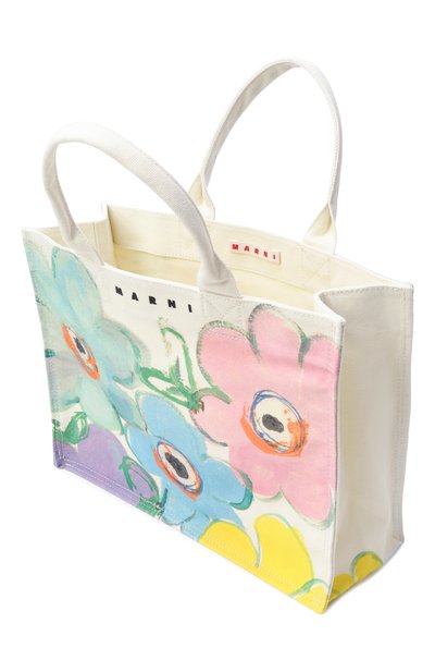 Сумка MARNI кремового цвета по цене 18650 руб., арт. M01822/M00WP, фото 3 Сумка MARNI, арт. M01822/M00WP, фото 3