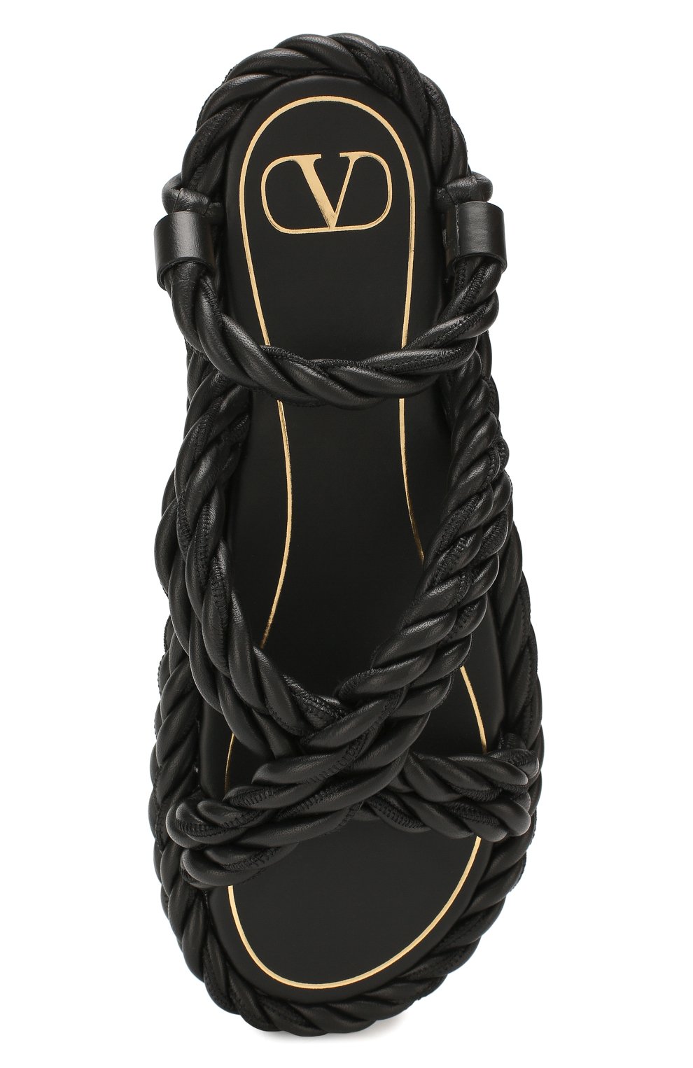 Кожаные сандалии the rope VALENTINO, арт. TW0S0Y14/GWJ, фото 5