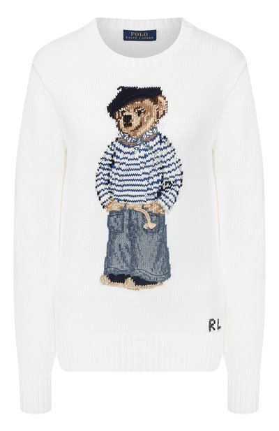Женский хлопковый пуловер POLO RALPH LAUREN, арт. 211792404