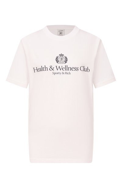 Женская хлопковая футболка SPORTY AND RICH, арт. T0119712241WH01