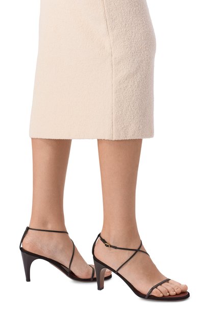 Кожаные босоножки chamu 80 NEOUS черного цвета по цене 82700 руб., арт. 00520N01/LEATHER, фото 2 Кожаные босоножки chamu 80 NEOUS, арт. 00520N01/LEATHER, фото 2