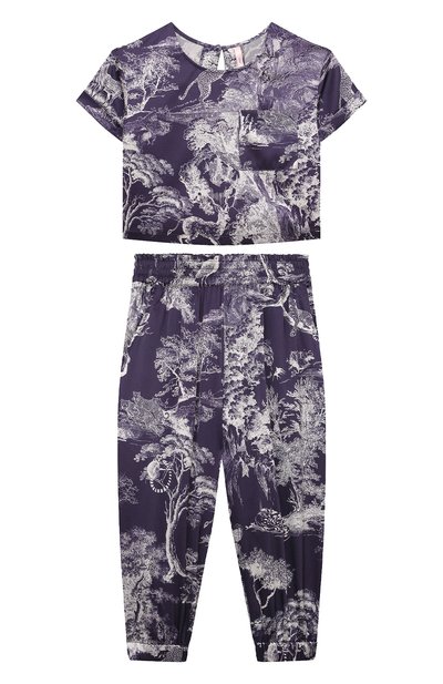 Шелковая пижама NORVEG, арт. 24HSSSTTG-102