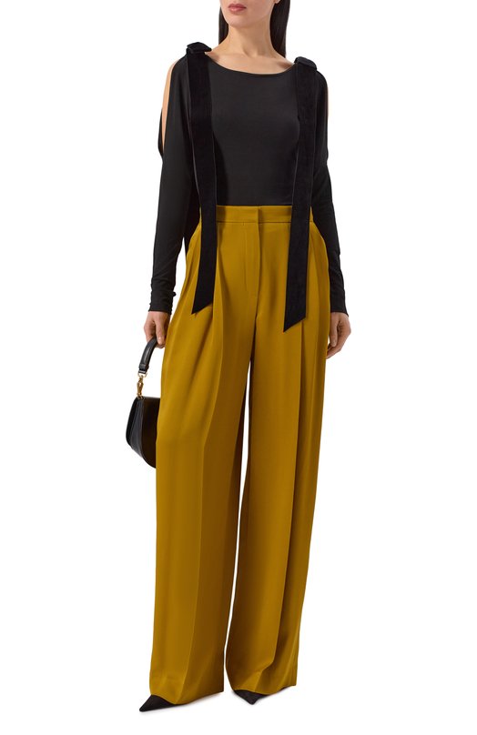 Топ из вискозы Nina Ricci 26PJT0037/VI0550 Чёрный  26PJT0037/VI0550 Фото 2