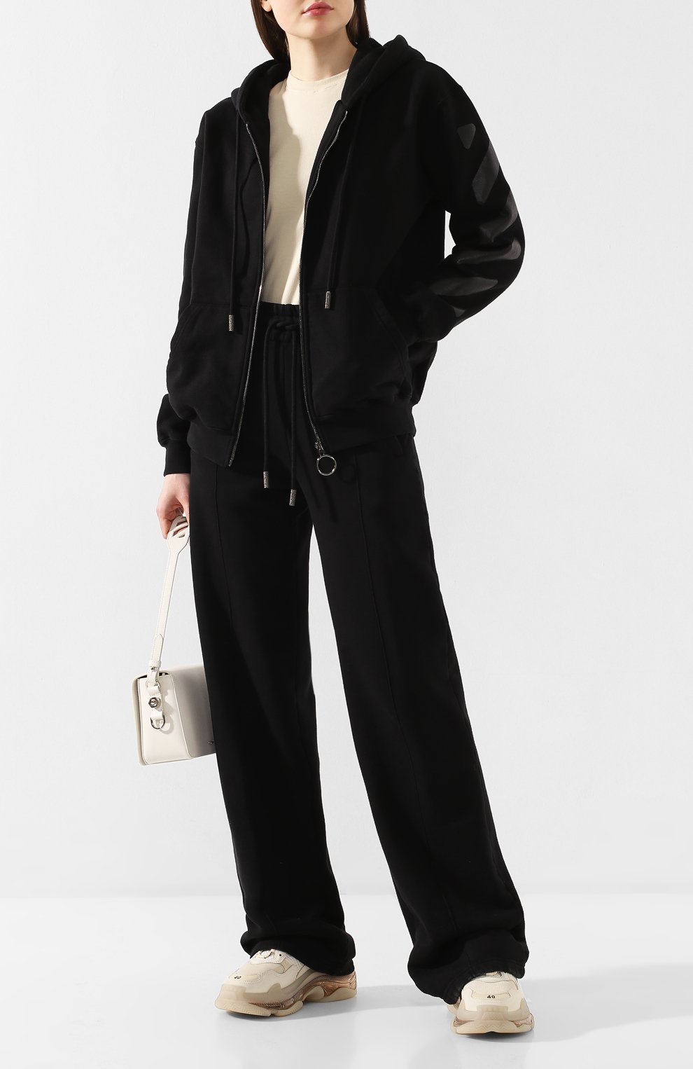 Хлопковая толстовка OFF-WHITE, арт. 0WBE005R20F301251010, фото 2