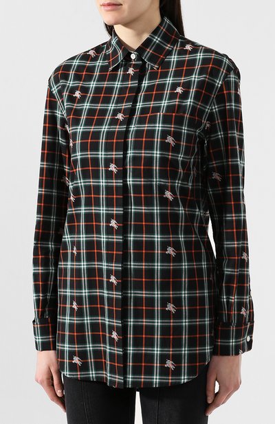 Хлопковая рубашка BURBERRY, арт. 8006286, фото 3