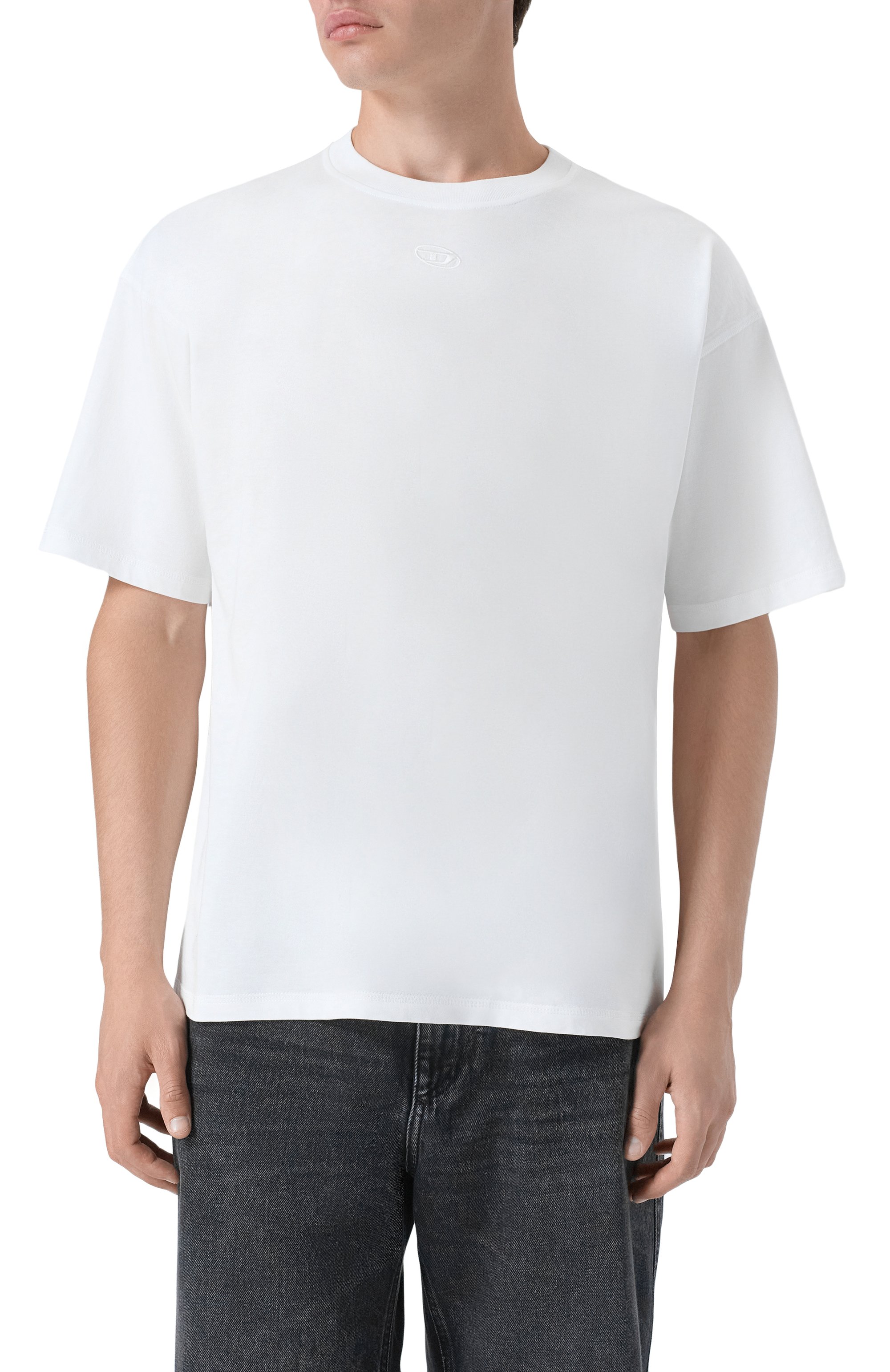 Хлопковая футболка DIESEL, арт. A21562/0PLAT, фото 3