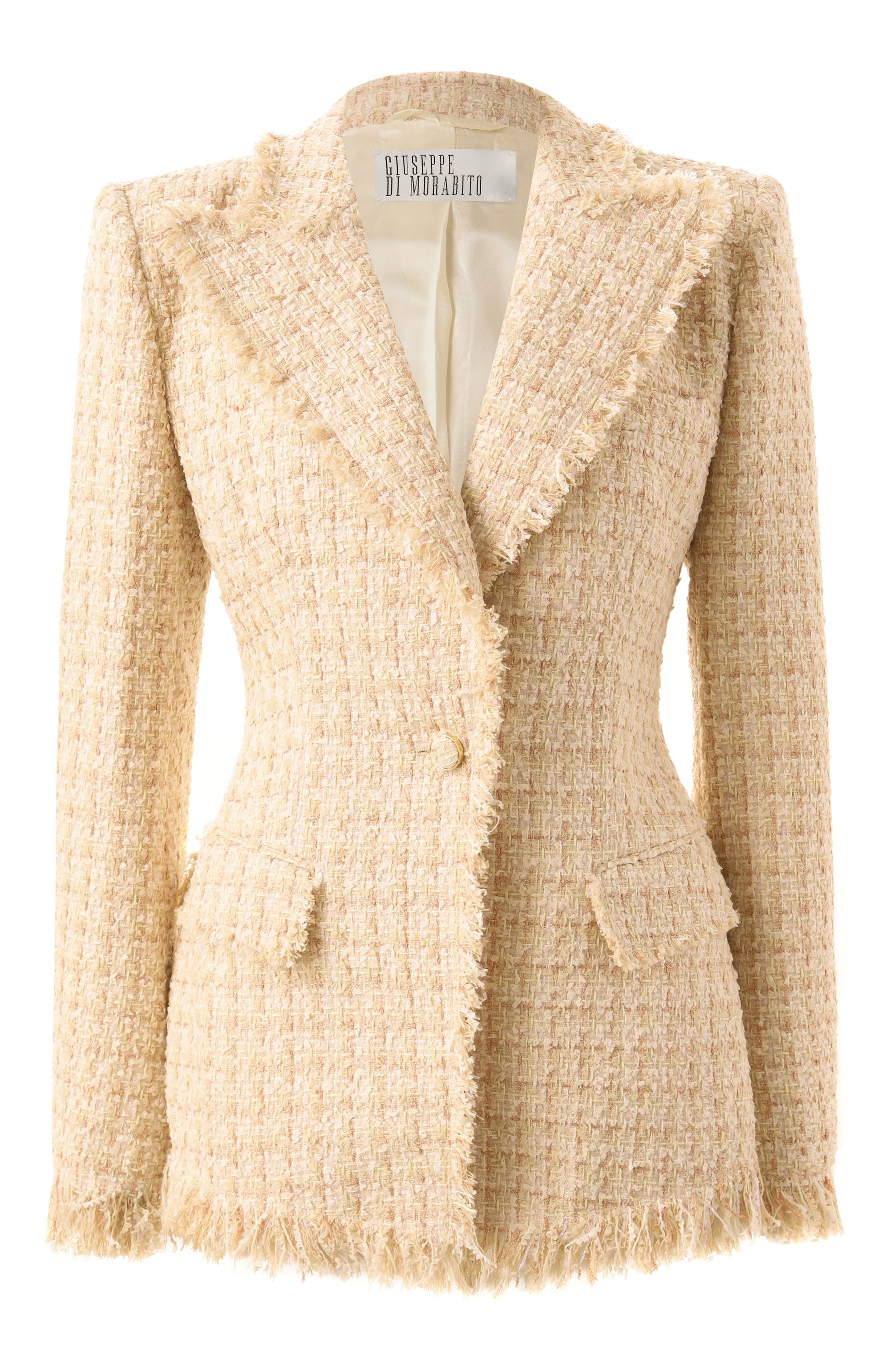 Твидовый жакет GIUSEPPE DI MORABITO, а�рт. 04SSJA119 04429, фото 1